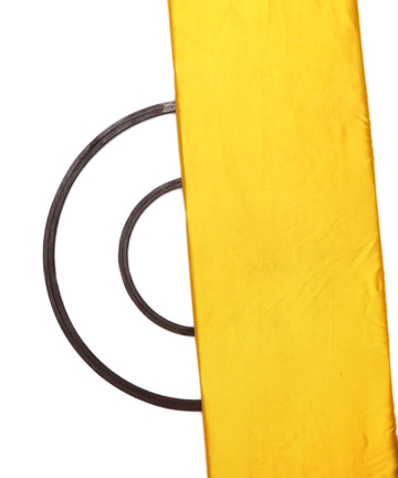 Yellow Colour Plain Satin Fabric